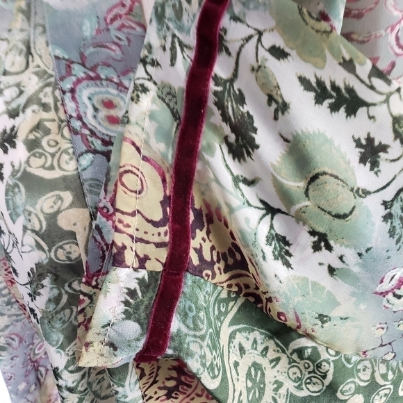 Loop 18- Kimono, Fringe, Velvet Size 13/15. XL - Picture 7 of 9